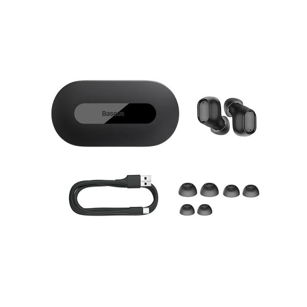 OS-Baseus Bowie EZ10 True Wireless Earphones Black - Image 2