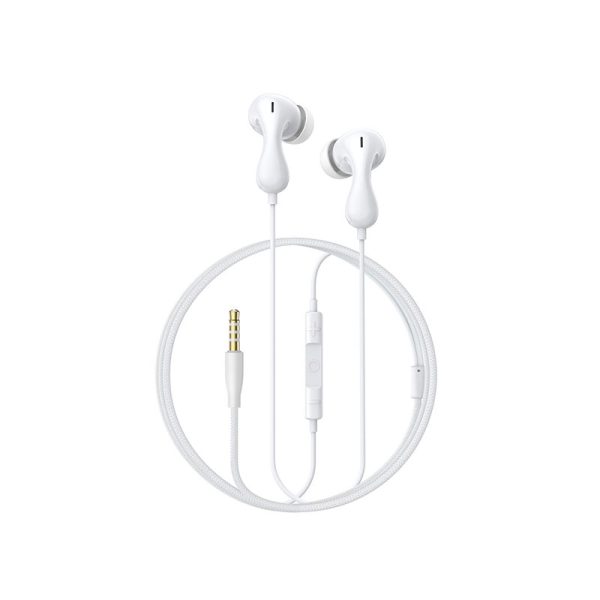 Baseus Encok HZ20 Wired Earphones Moon White - Image 2
