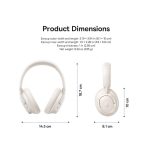 Baseus Bass BH1 NC Wireless Noise Cancelling Headphones Starlight Off-White