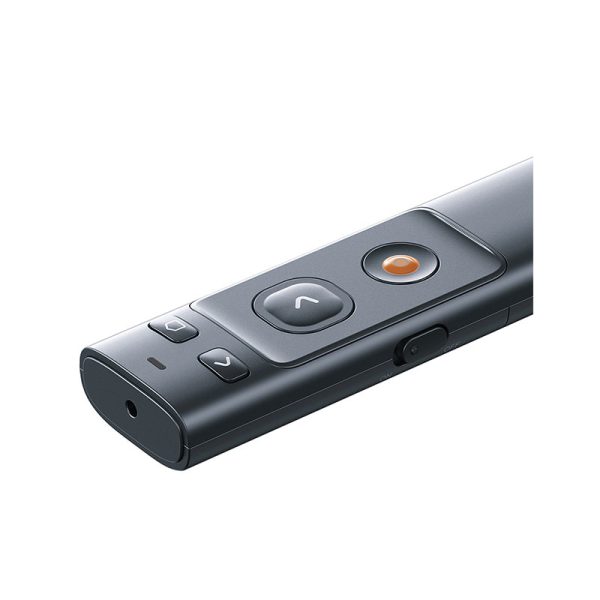 Baseus Orange Dot Wireless Presenter (Red Laser) Grey No battery - Image 2