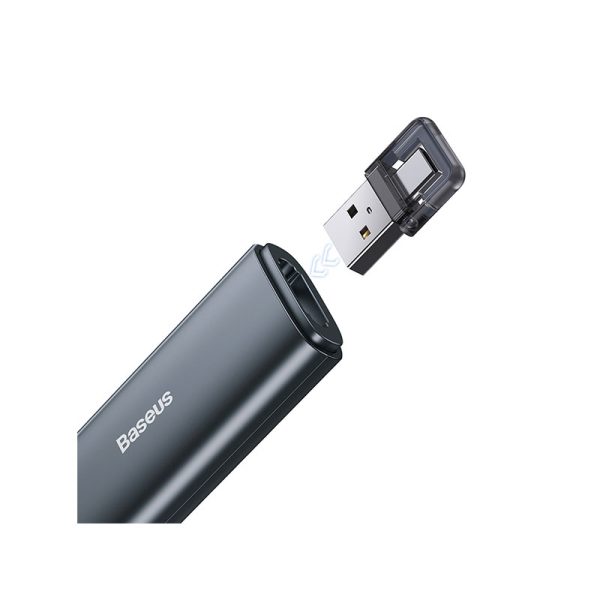 Baseus Orange Dot Wireless Presenter (Red Laser) Grey No battery - Image 3