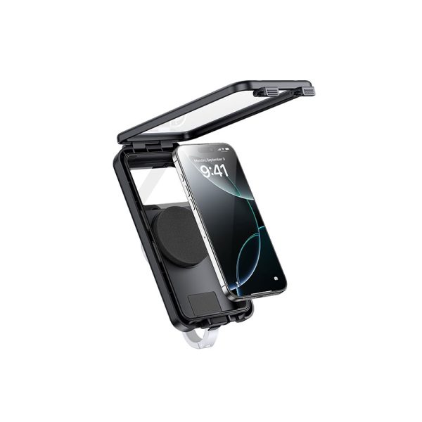 Baseus PrimeTrip VB1 RainShield Case for Bike Handlebar Mount Cosmic Black - Image 2