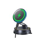 Baseus PrimeTrip VC2 Flex Pro Magnetic Wireless Car Charger Mount Suction Cup Version Cosmic Black
