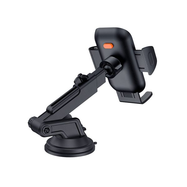Baseus UltraControl Go Series Clamp-Type Phone Holder (Suction Cup Version) Cluster Black - Image 2