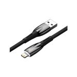 Baseus Glimmer Series Fast Charging Data Cable USB to iP 2.4A 1m Black - Image 3