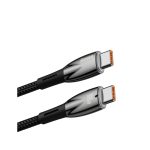 Fast Charging Data Cable Type-C  100W 1m Black - Image 2