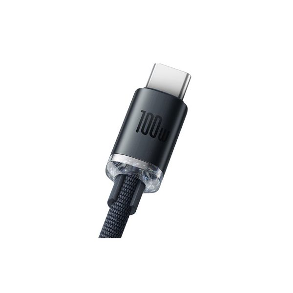 Fast Charging Data Cable USB to Type-C100W1.2m Blk - Image 2