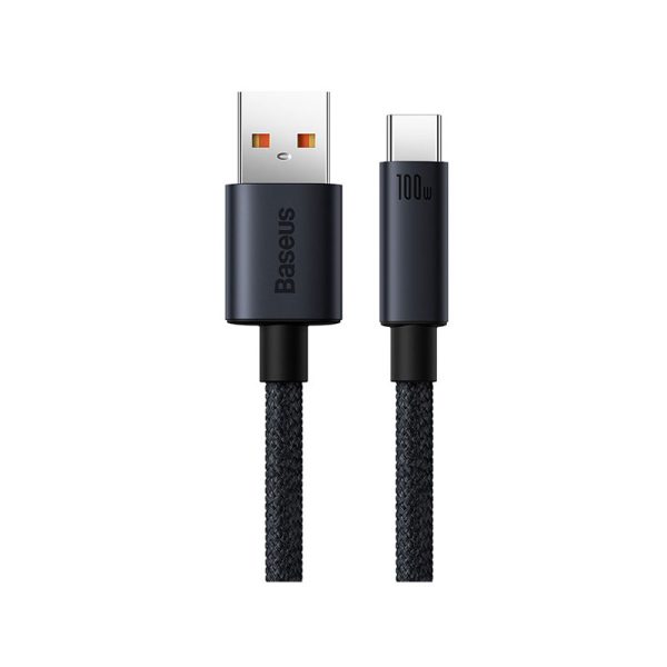 Baseus Minimalist Series Fast Charging Data Cable USB to Type-C 100W 1m Black - Image 2