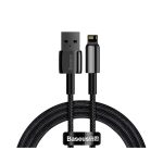 Baseus Tungsten Gold Fast Charging Data Cable USB to iP 2.4A 1m Black
