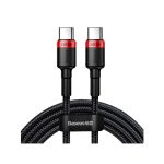 Baseus Cafule PD2.0 100W flash charging Type-C to Type-C cable (20V 5A)2m Red+Black