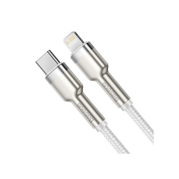 Baseus Cafule Series Metal Data Cable Type-C to iP PD 20W 1m White - Image 2