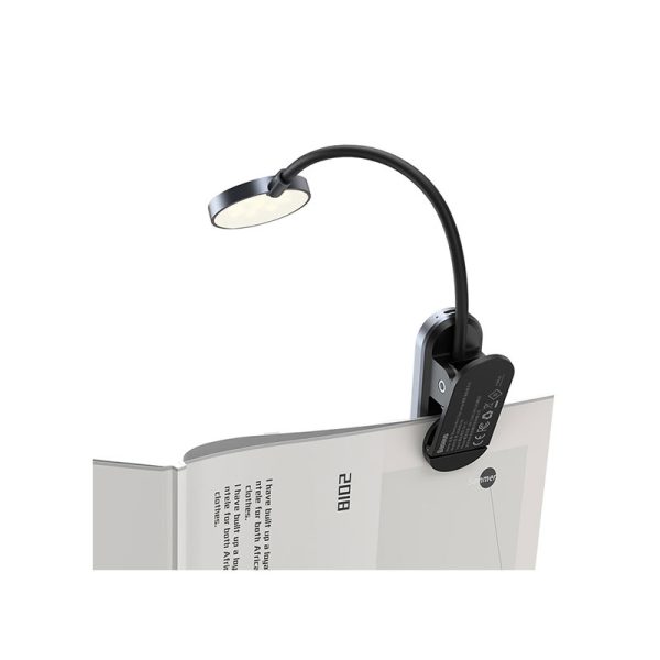 Baseus Comfort Reading Mini Clip Lamp Dark Gray - Image 3
