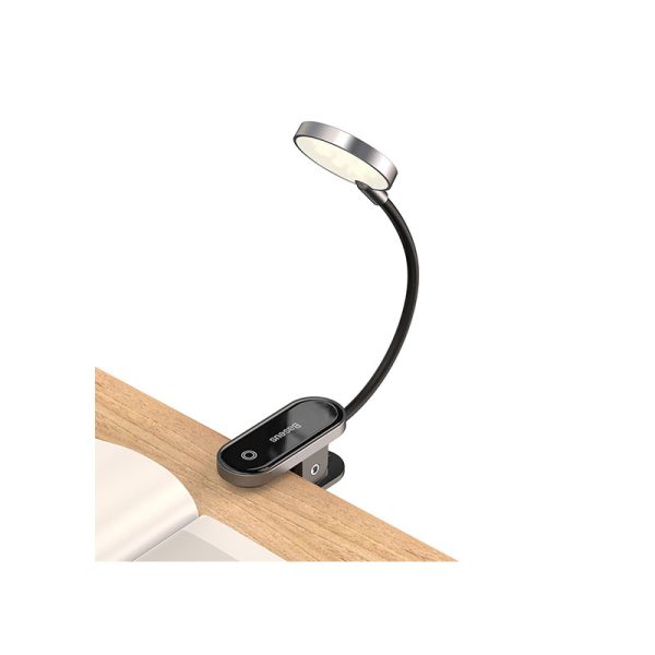 Baseus Comfort Reading Mini Clip Lamp Dark Gray - Image 2