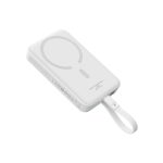 OS-Baseus Magnetic Mini Wireless Fast Charge Power Bank Type-C Edition  10000mAh 30W Stellar White - Image 2