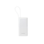 Baseus Bipow 2 Digital Display Power Bank With Built-in USB-C Cable 10000mah 20W Moon White