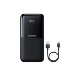 Baseus Lipow Dual-Cable Power Bank with Digital Display 20000mAh 22.5W Cosmic Black (Includes: Simpl - Image 2
