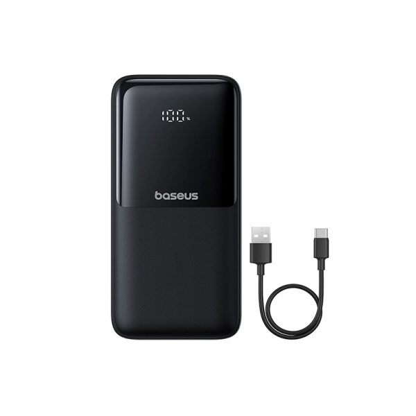 Baseus Lipow Dual-Cable Power Bank with Digital Display 20000mAh 22.5W Cosmic Black (Includes: Simpl - Image 2