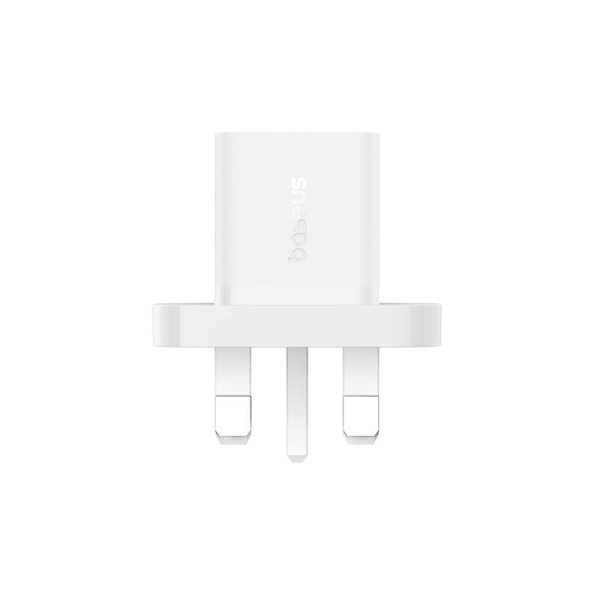 OS-Baseus GaN5 Fast Charger Mini 1C 20W UK  Moon  White - Image 2