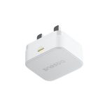 Baseus Palm Fast Charger 1C 20W UK Moon White (with Baseus Mini White Cable USB-C to USB-C 60W (20V/ - Image 2
