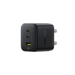 Baseus Palm Fast Charger 2C+U 65W UK Cluster Black (With: Baseus Mini White Cable Type-C to Type-C 1 - Image 3