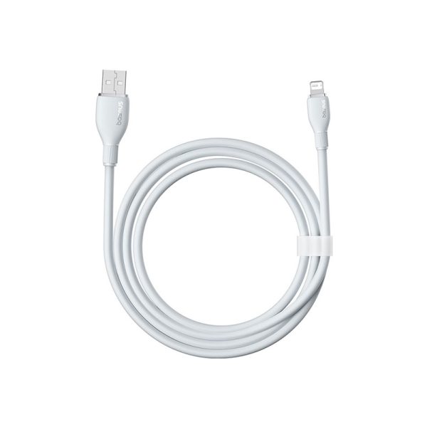 Baseus Pudding Series Fast Charging Cable USB to iP 2.4A 2m Stellar White - Image 3
