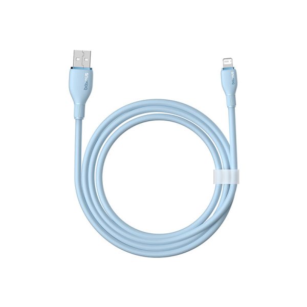 Baseus Pudding Series Fast Charging Cable USB to iP 2.4A 1.2m Galaxy Blue - Image 2