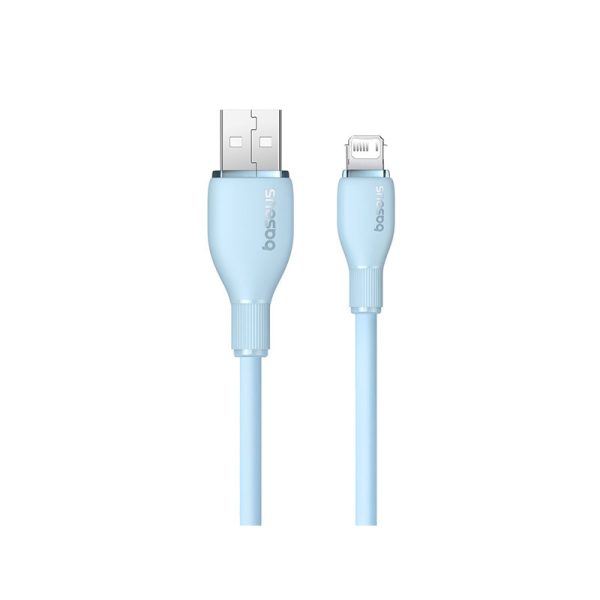 Baseus Pudding Series Fast Charging Cable USB to iP 2.4A 2m Galaxy Blue - Image 3