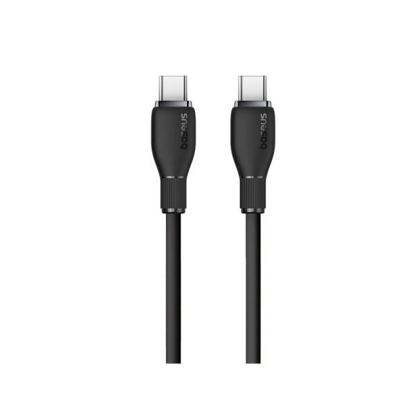 Baseus Pudding Series Fast Charging Cable Type-C to Type-C 100W 1.2m Cluster Black - Image 2