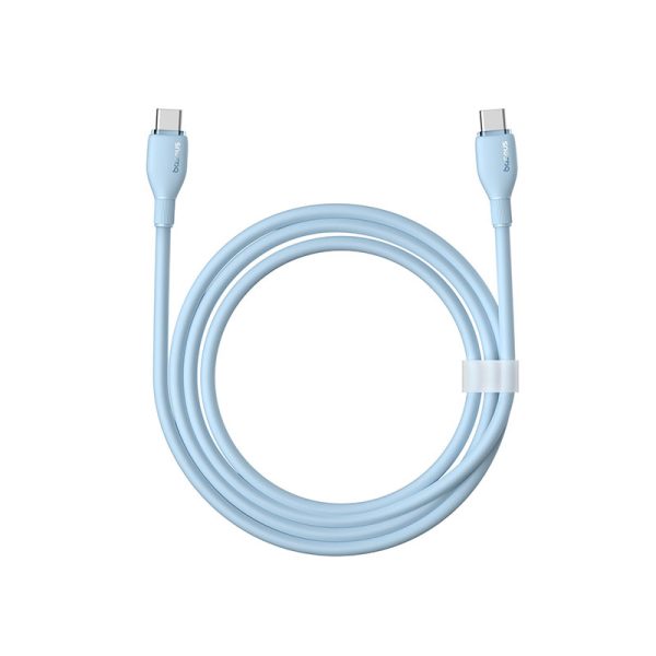 Baseus Pudding Series Fast Charging Cable Type-C to Type-C 100W 1.2m Galaxy Blue - Image 3