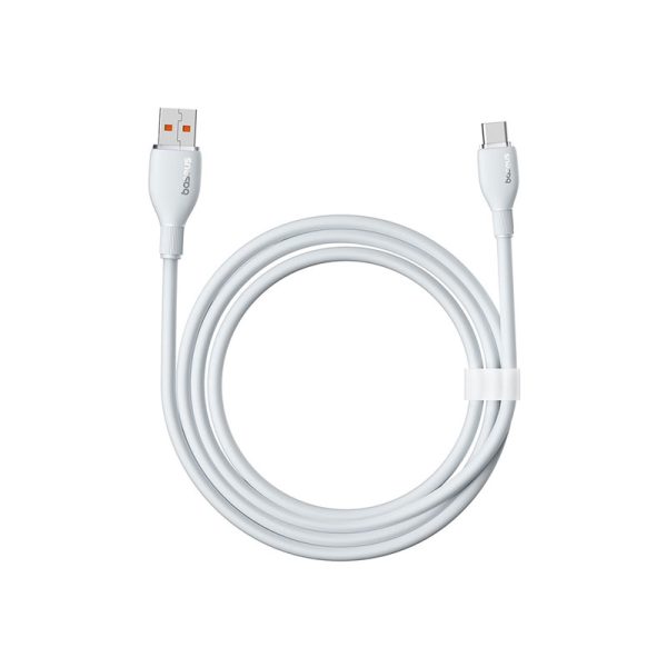 Baseus Pudding Series Fast Charging Cable USB to Type-C 100W 1.2m Stellar White - Image 2