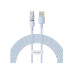 Baseus Gem Fast-Charging Data Cable USB to USB-C 100W 2m Galaxy Blue
