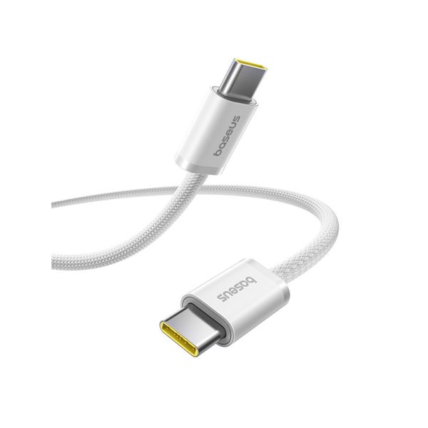 Baseus Dynamic 4 Fast Charging Data Cable USB-C to USB-C 100W 2m Moon White - Image 2