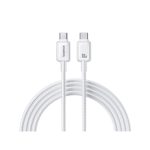 Baseus Crystal Fast Charging Data Cable USB-C to USB-C 100W 2m Moon White