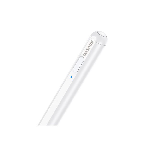 Baseus Smooth Writing 2 Stylus with LED Indicators Wireless Version Moon White (USB-C Cable and Acti - Image 2