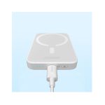 Magnetic Wireless C-C Powerbank 10000mAh 30cmWhite - Image 3