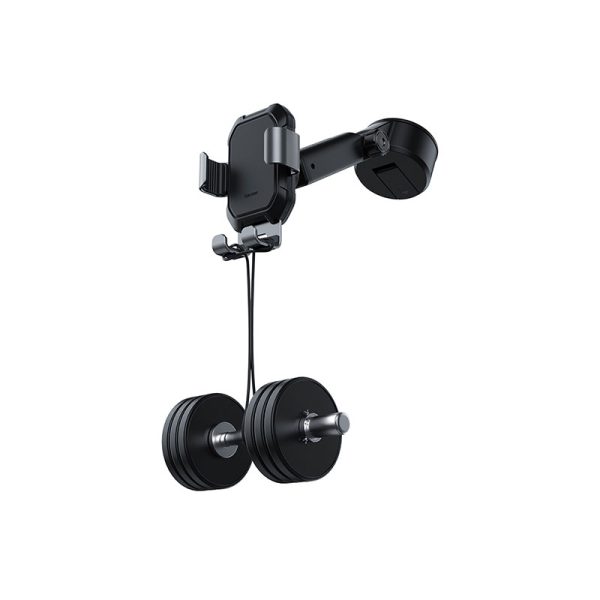 Tank gravity car mount holder w/suction base Black - Image 3
